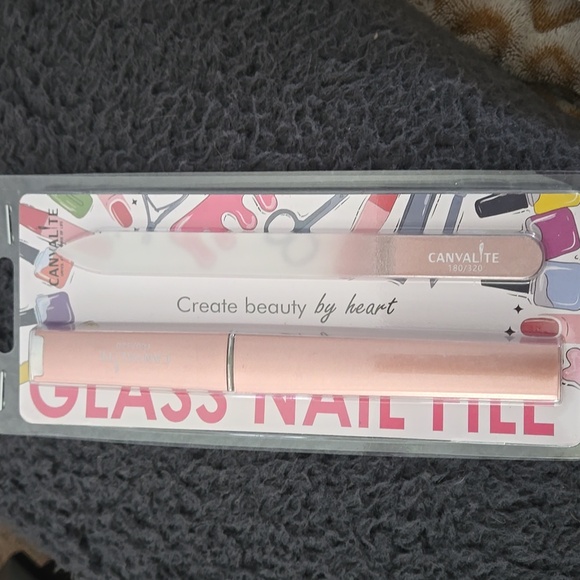 CANVALITE Glass Nail File Set in Pink - Picture 3 of 3